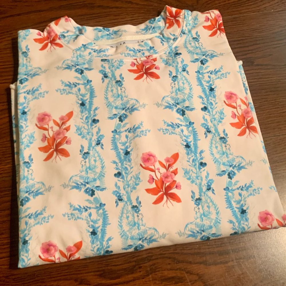 Rachel Antonoff Helen Crewneck in Block Floral